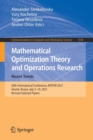 Image for Mathematical Optimization Theory and Operations Research: Recent Trends