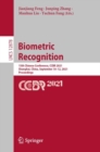 Image for Biometric Recognition: 15th Chinese Conference, CCBR 2021, Shanghai, China, September 10-12, 2021, Proceedings