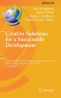 Image for Creative Solutions for a Sustainable Development : 21st International TRIZ Future Conference, TFC 2021, Bolzano, Italy, September 22–24, 2021, Proceedings