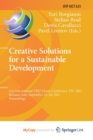 Image for Creative Solutions for a Sustainable Development : 21st International TRIZ Future Conference, TFC 2021, Bolzano, Italy, September 22-24, 2021, Proceedings