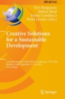 Image for Creative solutions for a sustainable development  : 21st International TRIZ Future Conference, TFC 2021, Bolzano, Italy, September 22-24, 2021, proceedings