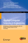 Image for Applied Computer Sciences in Engineering: 8th Workshop on Engineering Applications, WEA 2021, Medellin, Colombia, October 6-8, 2021, Proceedings