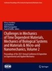 Image for Challenges in Mechanics of Time Dependent Materials, Mechanics of Biological Systems and Materials &amp; Micro-and Nanomechanics, Volume 2