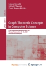 Image for Graph-Theoretic Concepts in Computer Science : 47th International Workshop, WG 2021, Warsaw, Poland, June 23-25, 2021, Revised Selected Papers