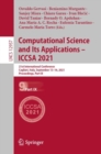 Image for Computational Science and Its Applications - ICCSA 2021: 21st International Conference, Cagliari, Italy, September 13-16, 2021, Proceedings, Part IX