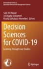 Image for Decision sciences for COVID-19  : learning through case studies