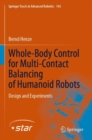 Image for Whole-Body Control for Multi-Contact Balancing of Humanoid Robots