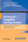 Image for Advances in Computing and Data Sciences : 5th International Conference, ICACDS 2021, Nashik, India, April 23–24, 2021, Revised Selected Papers, Part II