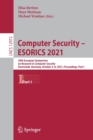 Image for Computer Security – ESORICS 2021