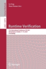 Image for Runtime Verification : 21st International Conference, RV 2021, Virtual Event, October 11–14, 2021, Proceedings