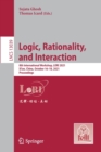 Image for Logic, Rationality,  and Interaction