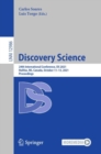 Image for Discovery Science: 24th International Conference, DS 2021, Halifax, NS, Canada, October 11-13, 2021, Proceedings : 12986