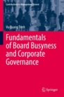 Image for Fundamentals of Board Busyness and Corporate Governance