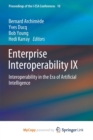 Image for Enterprise Interoperability IX : Interoperability in the Era of Artificial Intelligence