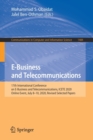 Image for E-Business and Telecommunications : 17th International Conference on E-Business and Telecommunications, ICETE 2020, Online Event, July 8–10, 2020, Revised Selected Papers