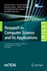 Image for Research in Computer Science and Its Applications : 11th  International Conference, CNRIA 2021, Virtual Event, June 17-19, 2021, Proceedings