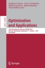 Image for Optimization and Applications : 12th International Conference, OPTIMA 2021, Petrovac, Montenegro, September 27 – October 1, 2021, Proceedings