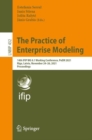 Image for The Practice of Enterprise Modeling : 14th IFIP WG 8.1 Working Conference, PoEM 2021, Riga, Latvia, November 24–26, 2021, Proceedings