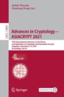 Image for Advances in Cryptology – ASIACRYPT 2021