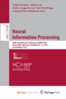 Image for Neural Information Processing : 28th International Conference, ICONIP 2021, Sanur, Bali, Indonesia, December 8-12, 2021, Proceedings, Part I