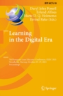 Image for Learning in the Digital Era: 7th European Lean Educator Conference, ELEC 2021, Trondheim, Norway, October 25-27, 2021, Proceedings