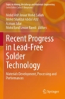 Image for Recent progress in lead-free solder technology  : materials development, processing and performances