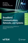 Image for Broadband Communications, Networks, and Systems