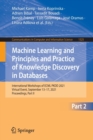 Image for Machine learning and principles and practice of knowledge discovery in databases  : international workshops of ECML PKDD 2021, virtual event, September 13-17, 2021Part II