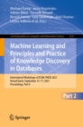 Image for Machine Learning and Principles and Practice of Knowledge Discovery in Databases: International Workshops of ECML PKDD 2021, Virtual Event, September 13-17, 2021, Proceedings, Part II