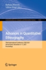 Image for Advances in quantitative ethnography  : Third International Conference, ICQE 2021, virtual event, November 6-11, 2021,