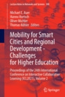 Image for Mobility for Smart Cities and Regional Development - Challenges for Higher Education