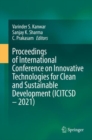 Image for Proceedings of International Conference on Innovative Technologies for Clean and Sustainable Development (ICITCSD - 2021)