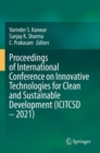 Image for Proceedings of International Conference on Innovative Technologies for Clean and Sustainable Development (ICITCSD – 2021)