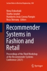 Image for Recommender Systems in Fashion and Retail: Proceedings of the Third Workshop at the Recommender Systems Conference (2021)