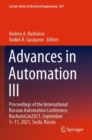Image for Advances in Automation III