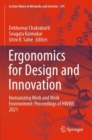 Image for Ergonomics for design and innovation  : humanizing work and work environment