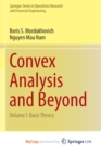 Image for Convex Analysis and Beyond