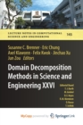 Image for Domain Decomposition Methods in Science and Engineering XXVI