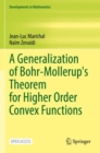 Image for A Generalization of Bohr-Mollerup&#39;s Theorem for Higher Order Convex Functions