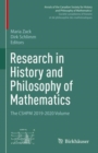Image for Research in History and Philosophy of Mathematics: The CSHPM 2019-2020 Volume