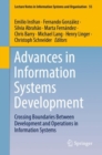 Image for Advances in information systems development  : crossing boundaries between development and operations in information systems