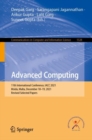 Image for Advanced computing  : 11th International Advanced Computing Conference, IACC 2021, Msida, Malta, December 18-19, 2021, revised selected papers