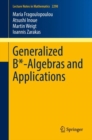Image for Generalized B*-Algebras and Applications : 2298