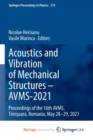 Image for Acoustics and Vibration of Mechanical Structures - AVMS-2021