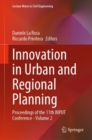 Image for Innovation in Urban and Regional Planning: Proceedings of the 11th INPUT Conference - Volume 2