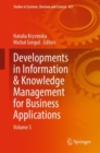 Image for Developments in Information &amp; Knowledge Management for Business Applications: Volume 5