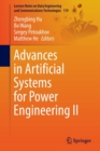 Image for Advances in Artificial Systems for Power Engineering II
