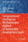 Image for Computational Intelligence Methodologies Applied to Sustainable Development Goals