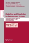Image for Modelling and Simulation  for Autonomous Systems
