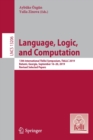 Image for Language, Logic, and Computation